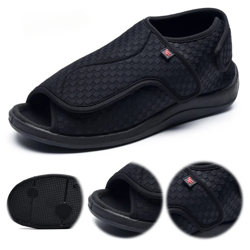 Men'S Shoes Diabetic - Sandal Diabetes Wanita Pria Ekstra Lebar,