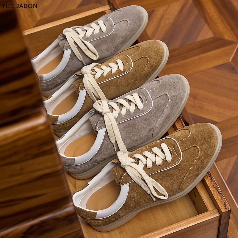 Men Shoes Trainers - Sepatu Agan Kulit Sapi Lembut Kasual