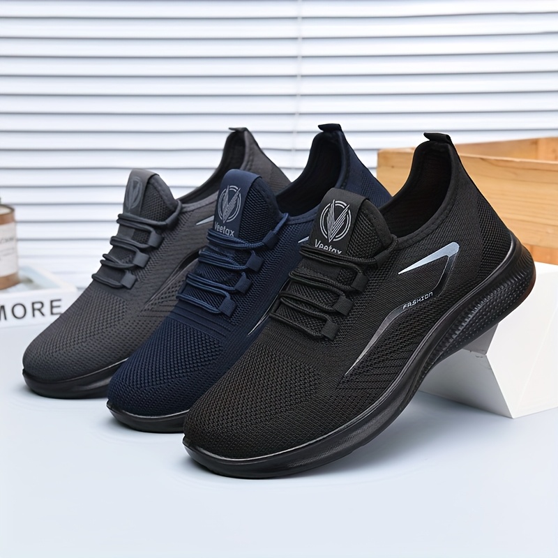 Men Shoes Trainers - Sepatu kets jaring bersirkulasi udara pria,