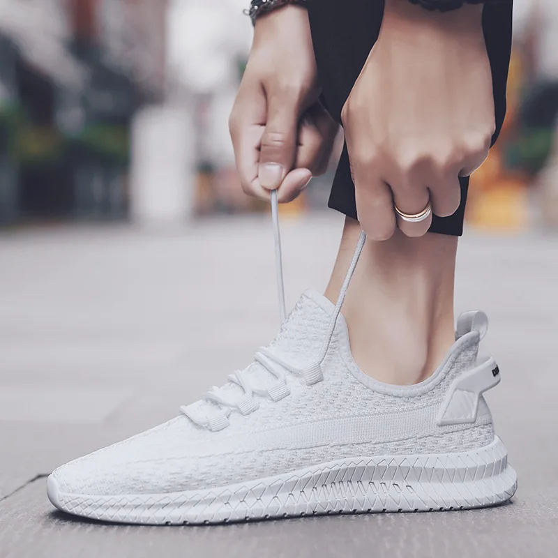 Men Shoes Trainers - Sepatu Tenun Pria 2025 Merek Baru