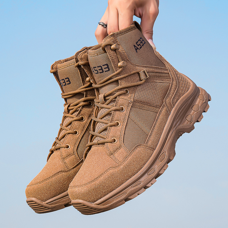 Men'S Shoes Zipper - Sepatu Bot Taktis Militer Pria Sepatu