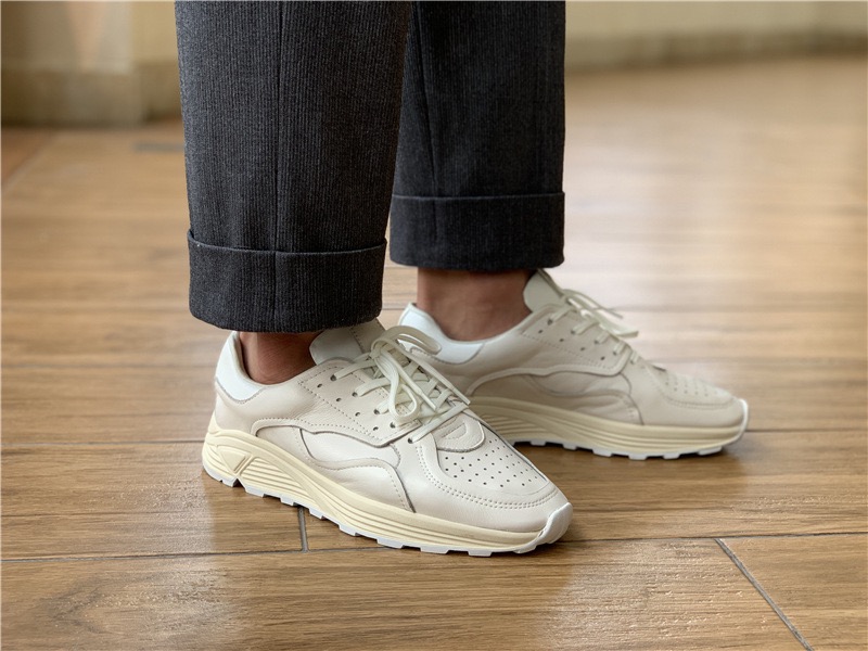 Men'S Shoes Diabetic - Sepatu Kasual Pria Sol Tebal Putih