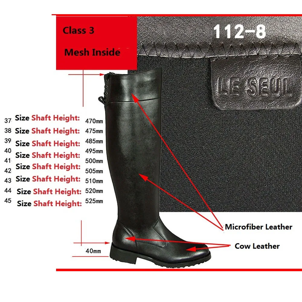 Men'S Shoes Zipper - Sepatu Bot Berkuda Penjaga Kehormatan Kulit