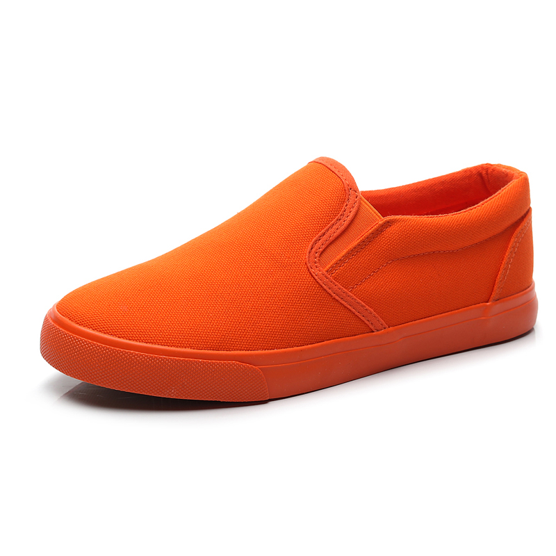 FUQIAO sepatu kanvas berkendar - Men'S Shoes Yellow And Black ulasan dan harga
