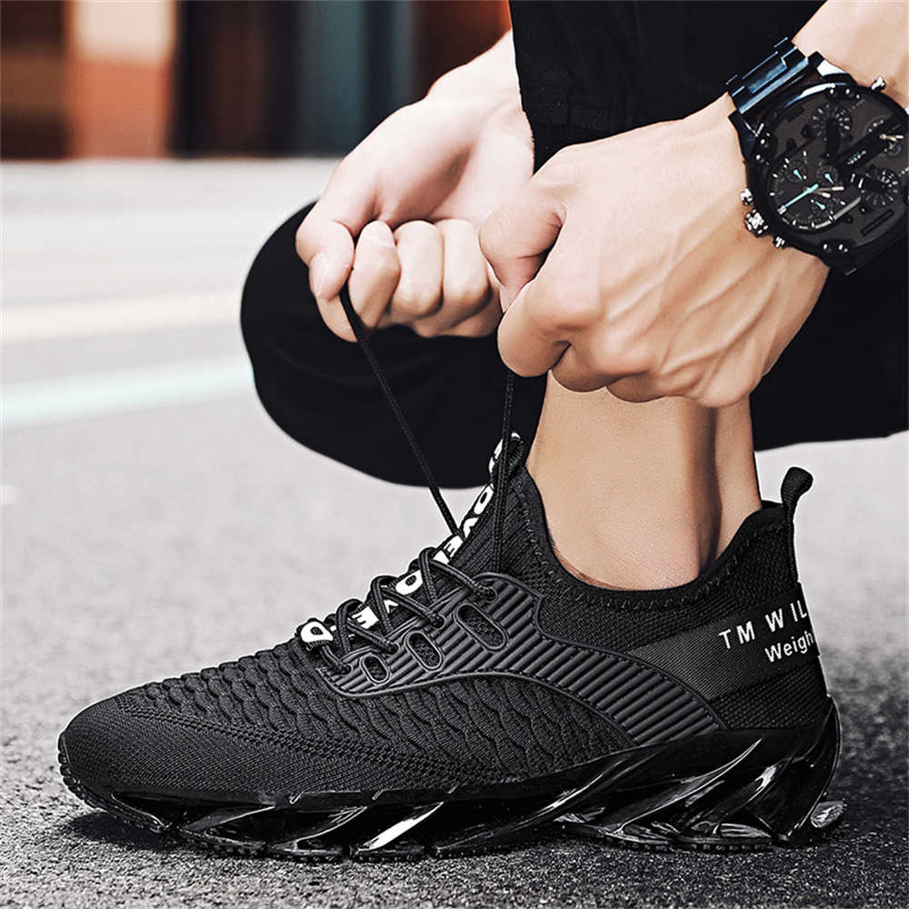 Sepatu Pria Dark Tan Model Mar - Men Shoes Trainers ulasan dan harga