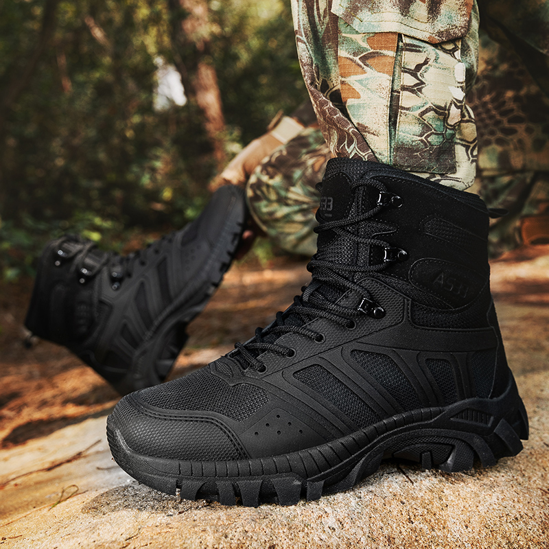 Sepatu Bot Taktis Pria Sepatu  - Men'S Shoes Zipper ulasan dan harga