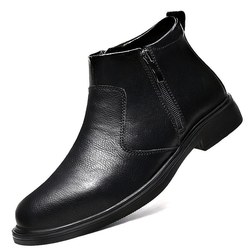 Sepatu Kulit High-Top Baru Mus - Men'S Shoes Zipper ulasan dan harga