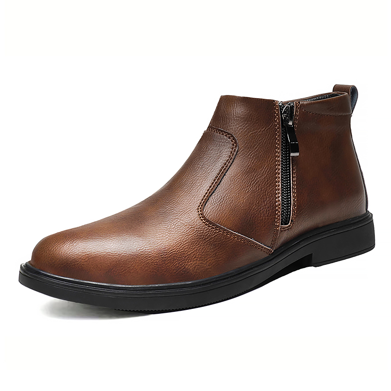 Sepatu Kulit High-Top Baru Mus - Men'S Shoes Zipper ulasan dan harga