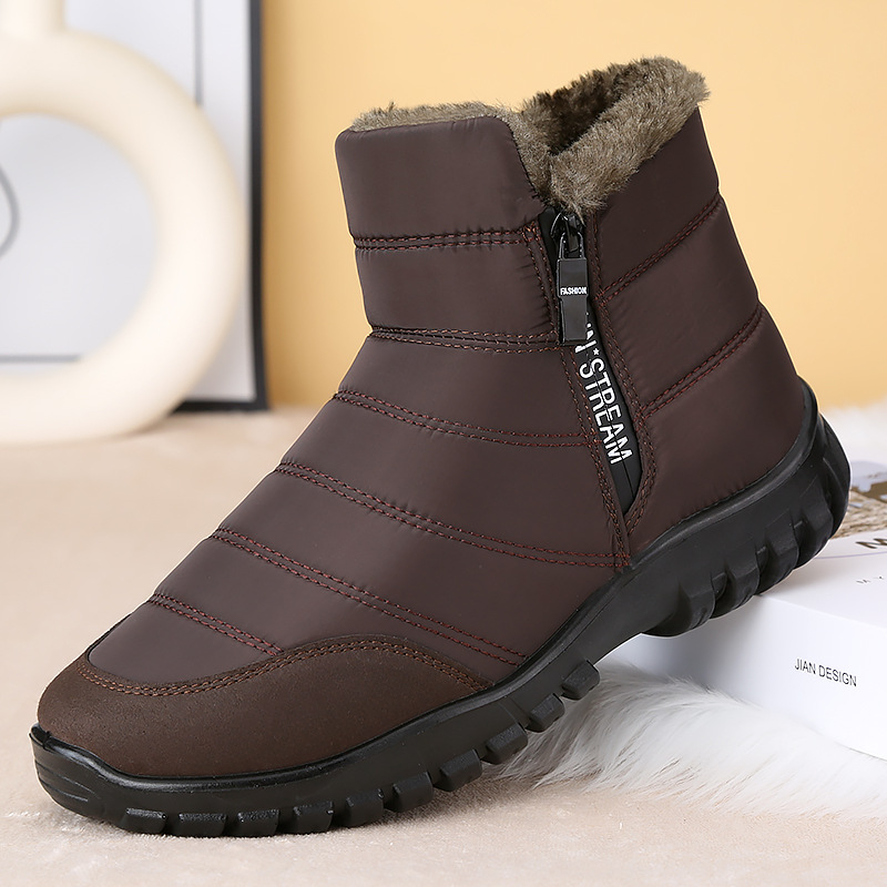 Sepatu Bot Salju Pria Anti Air - Men'S Shoes Zipper ulasan dan harga