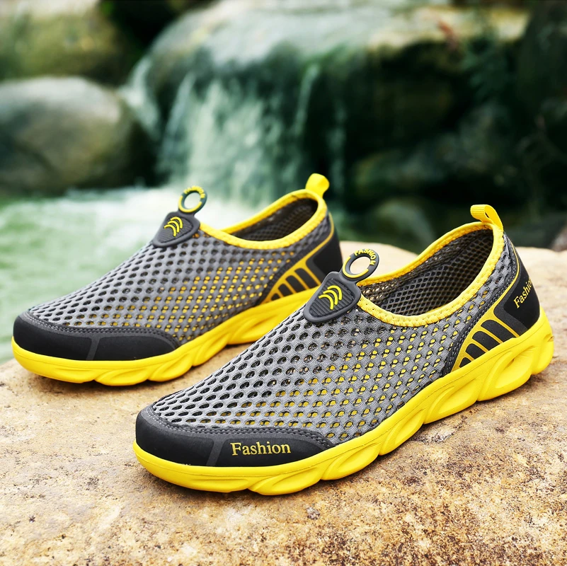 Sepatu Jogging Pria Sepatu Kas - Men'S Shoes Yellow And Black ulasan dan harga
