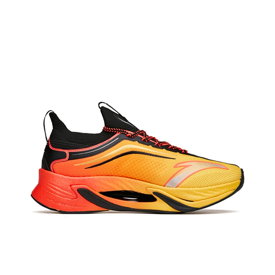 ANTA Running Collection Sepatu - Men'S Shoes Yellow And Black ulasan dan harga