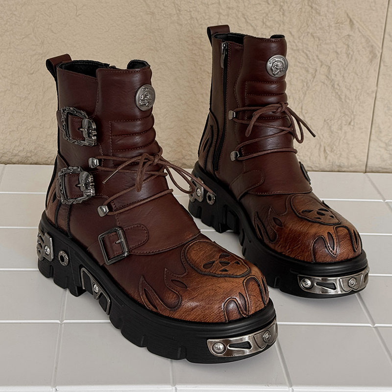 Sepatu Bot Motor Pria Model Pu - Men'S Shoes Zipper ulasan dan harga