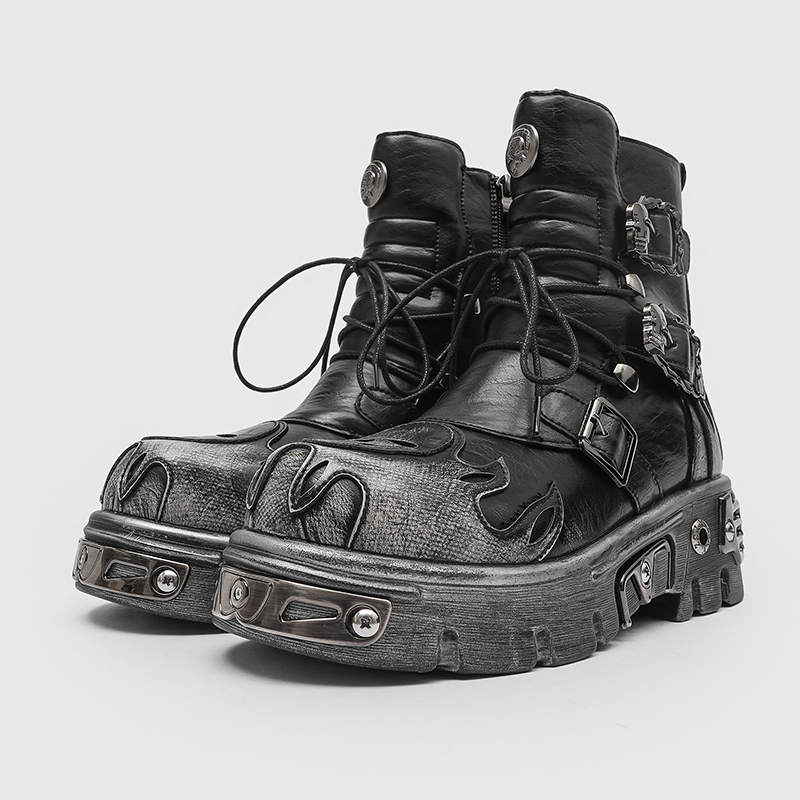 Sepatu Bot Motor Pria Model Pu - Men'S Shoes Zipper ulasan dan harga